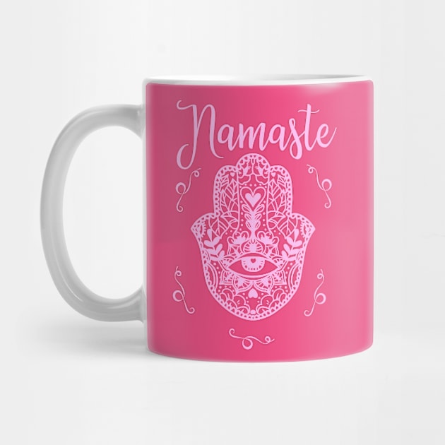 Namaste Yoga Hamsa by letnothingstopyou